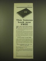 1924 Nelson Doubleday, Inc. Ad - This famous book now free - £14.78 GBP