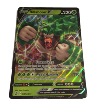 2021 Pokemon Rillaboom V Holo Trading Card SWSH014 - $3.56