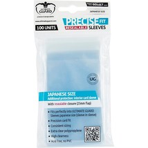 UG Precise-Fit Card Sleeves Resealable Japanese Size 100pcs - $44.37 CAD
