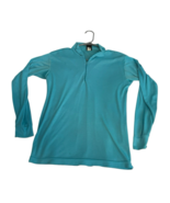 Patagonia Mens Capilene Air Medium Light Blue Quarter Zip Base Layer Lon... - $45.47 CAD
