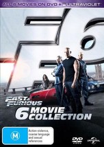 Fast and Furious Collection: Movies 1 to 6 DVD | UV Expired | Region 2 &amp; 4 - $28.74