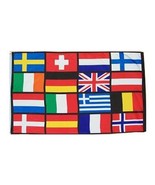 16 European Nations - 3&#39;X5&#39; Polyester Flag - £12.36 GBP