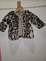 Next 12-18 Months Girls Faux Fur Coat Express Shipping - £9.11 GBP