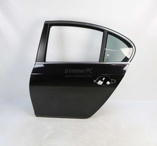 BMW E60 5-Series Black Left Rear Passengers Outside Exterior Door 2004-2010 OEM - £197.84 GBP