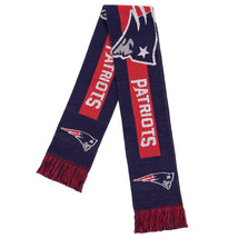 NFL New England Patriots 2016 Big Logo Scarf 64&quot;x6&quot; by Forever Collectibles - £19.54 GBP