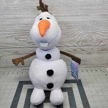 Disney Frozen Olaf Plush Stuffed Toy Sitting Snowman Winter - £7.98 GBP