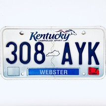 2010 United States Kentucky Webster County Passenger License Plate 308 AYK - £14.53 GBP