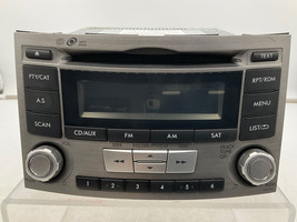 2010-2012 Subaru Legacy AM FM CD Player Radio Receiver OEM N01B55002 - £81.99 GBP
