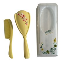 Vintage Child Baby Doll Pink Brush &amp; Comb Set DuPont Nylon Original Box ... - $10.77
