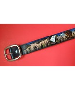 EAGLE SCENE Leather Belt &amp; Functional Center Bar Buckle - All Sizes - $29.65