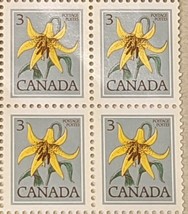 Canada Stamp #708 Block Of 4 1977 Lily 3¢ MNH - $25.53 MXN