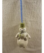 Vintage Louisville Stoneware Christmas Snowman Ornament Figurine 5 1/2&quot; - $30.95 CAD