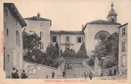 Épinal Vosges France~ St Maurice Hôpital Civil Et Militaire Carte Postale - £8.37 GBP