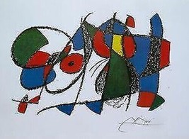 Joan Miro Volume II Piastra Firmato Ed Offset Litografia Contemporaneo Art - £99.50 GBP
