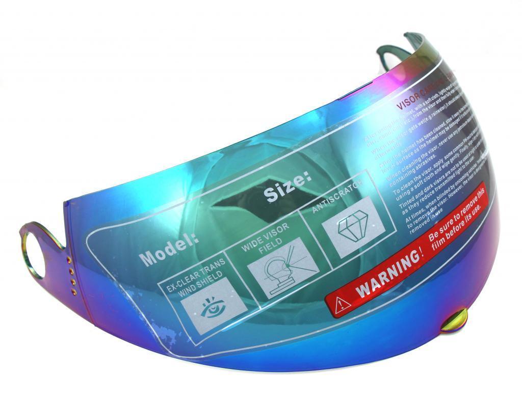TMS 155 Modular Flip Up Full Face Helmet Color Tinted Visor Eye Shield - $14.84