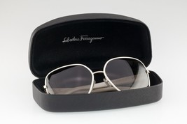 Salvatore Ferragamo White Frames Gray Gradient Sunglasses SF150S w/ Case - £93.22 GBP