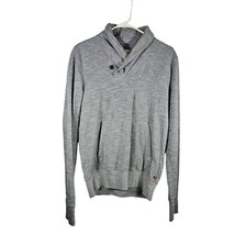 Banana Republic Heritage Collection Womens Sweater Shawl Neck Gray Medium - $29.09