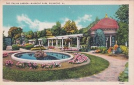 Richmond Virginia VA Italian Garden Maymont Park Postcard C09 - £2.35 GBP