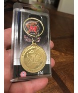 Maryland Terrapins College Football Solid Bronze Keychain NIB NCAA CRT - £10.21 GBP