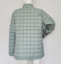 THE NORTH FACE WOMEN&#39;S THERMOBALL ECO JACKET Silver Blue sz XXL - £147.92 GBP