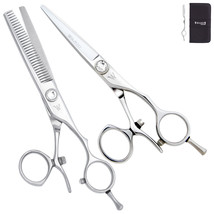 washi SV silver bullet sv shear scissor set japan 440c steel beauty barb... - $349.00