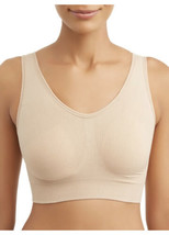 Womens Beige Seamless Comfort Wirefree Bra (Size Small) BRAND NEW W TAGS - £7.81 GBP
