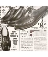 1969 Haband Company Wing Tip Brogues Sneakers Advertisement Shoes Fashio... - $27.36 CAD