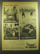 1964 Iberia Air Lines Ad - Things to take to Spain - £14.56 GBP