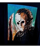 Friday the 13th T-Shirt XL Mens Black Horror Jason Voorhees Machete Hock... - £15.37 GBP