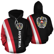 Austria Country Flag Hoodie Adults And Youth - £44.04 GBP