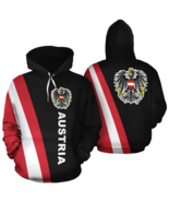 Austria Country Flag Hoodie Adults And Youth - $76.57 CAD