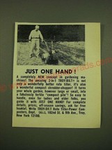 1973 Troy-Bilt Roto Tiller Ad - Just one hand! - £14.29 GBP