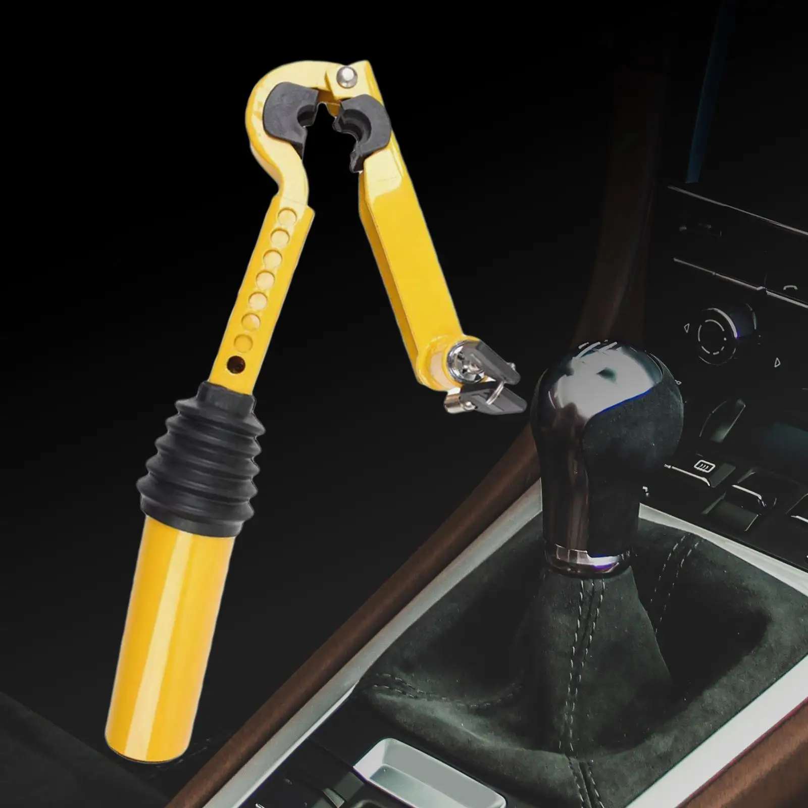 Adjustable Car Handbrake Shift Lock Anti Theft Lock Tool for Trailer Car Truck - £29.75 GBP