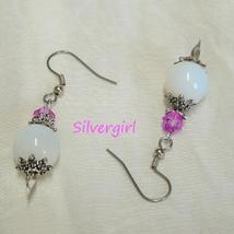 Ornate Opal SP Crystal Drop Earrings Choose Style and Color  - £14.34 GBP