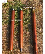 Nauticalmart  Antique Brass Victorian Handle Wooden Vintage Style Walkin... - €85,99 EUR