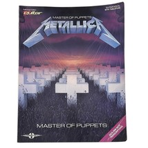 Metallica Master Of Puppets Guitar Tablature Tab Book Songbook Sheet Music - $13.30