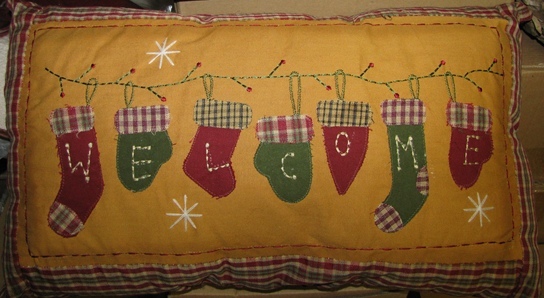 Primary image for  XF1136 - Stocking Welcome Pillow