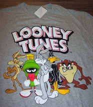 Wb Looney Tunes T-Shirt Small New Taz Wile Coyote Daffy Duck Marvin Martian Taz - £15.82 GBP