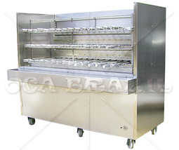BRAZILIAN CHARCOAL GRILL FOR BBQ 44 SKEWERS - PROFESSIONAL GRADE - READY TO SHIP - £11,480.38 GBP