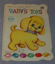 Plastilon Baby&#39;s First Book Baby&#39;s Toys 1966  Western Publishing - $5.95
