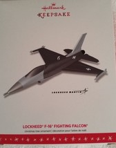 Lockheed F-16 Fighting Falcon 2016 Hallmark Keepsake Ornament NIB - $28.98