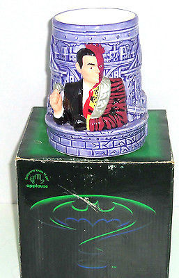 Batman Forever Coffee Mug Purple Ceramic Figural Cup Applause Retired - $24.95