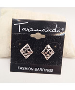 Taramanda Silvertone Fashion Stud Earrings - €11,66 EUR