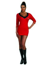 Secret Wishes Womens Star Trek Uhura Costume, Red, X-Small - £112.78 GBP