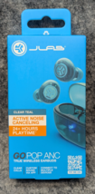 JLab Go Pop ANC True Wireless Bluetooth Earbuds - Transparent/Clear Teal... - $14.99