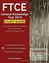 FTCE General Knowledge Test 2016 Study Guide: Test Prep Book &amp; Practice Test Que - £43.94 GBP