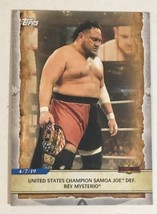 Samoa Joe Topps  WWEWrestling Trading Card #99 - £1.53 GBP