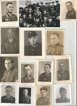 WW2 GERMAN OFFICER PASSPORT PHOTOS - $50.00