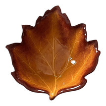 Vintage Better Homes Gardens MAPLE LEAF Shaped Thanksgiving Large Servin... - $25.03