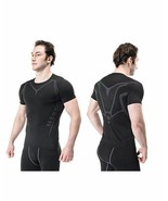 NWOT Men&#39;s Compression T-Shirt 2 Pack Baselayer Cool Dry Tops 2XL Black - £11.86 GBP